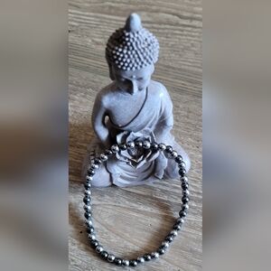 Hematite Beaded Bracelet